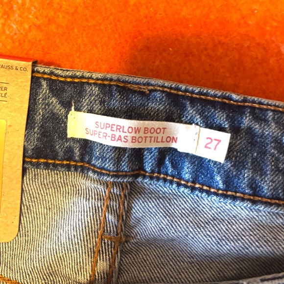 Levi’s superlow stretchy bootcut jeans NWT - Picture 7 of 14